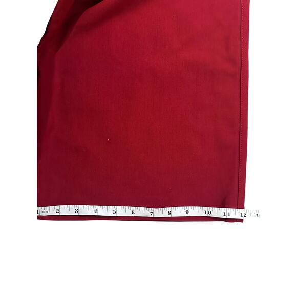 Anthroplogie Red Paperbag Wide-Leg Trousers With Pockets Office, XS (2) NWOT - Picture 8 of 11